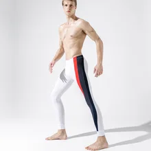 Высокое качество Мужские новые спортивные теплые брюки полиэстер тонкие осенние брюки фитнес термальные брюки мужские кальсоны