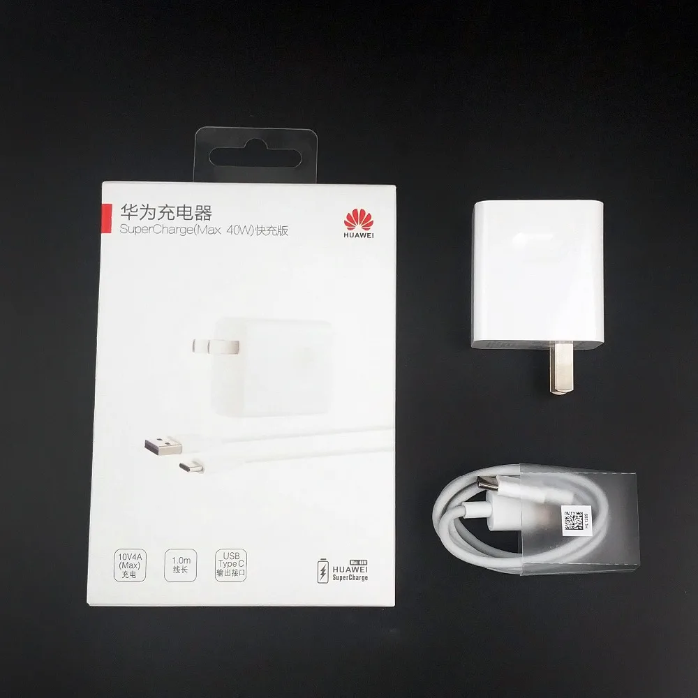 huawei 40w charger set package supercharger 10v 4a (2)