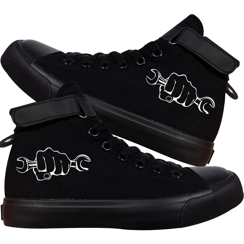 

Unisex Anime Wrench Casual Canvas Shoes plimsolls Flats duck shoes Sneakers