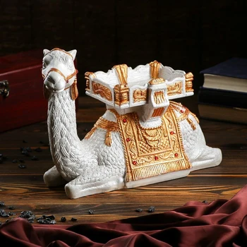 

Figurine "Camel" white, rhinestones, 26 cm