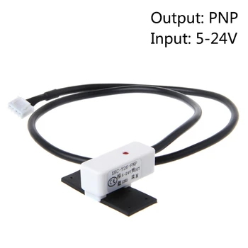 

OOTDTY Non-contact Liquid Level Sensor Detector Pipe Water Level Controller Switch PNP