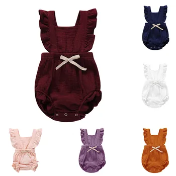 

Malapina 2020 Summer Newborn Baby Girls Romper Clothes Onesie Jumpsuit Overalls Infant Cotton Outfit Baby Toddler Costume