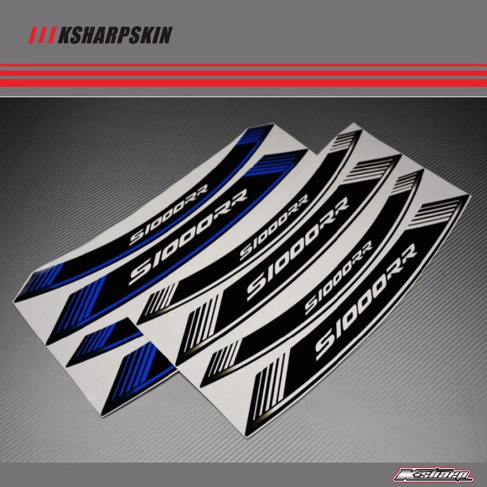 

8 X CUSTOM INNER RIM DECALS WHEEL STICKERS STRIPES STRIPS SPECIALS FIT BMW S1000RR S1000 RR