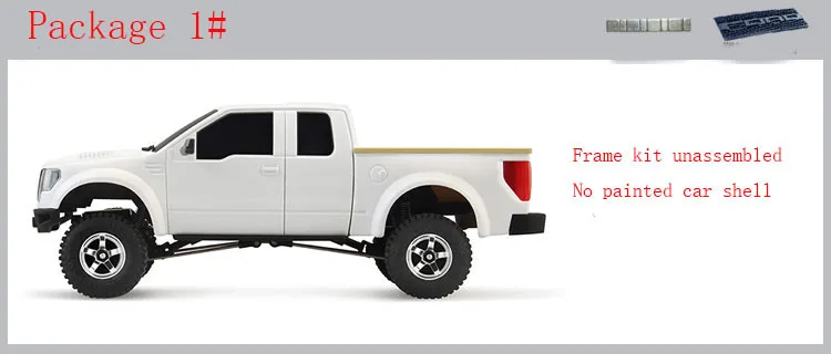 Orlandoo Hunter rc Гусеничный Пикап для ford P01 F150 Сборная модель 1/35 комплект DIY запчасти - Цвет: package 1