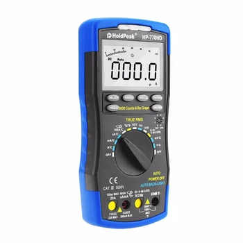 

HP-770HD Digital Multimeter Auto Range True RMS AC DC Voltage Frequency Capacitance Resistance Tester Electrical Tools B