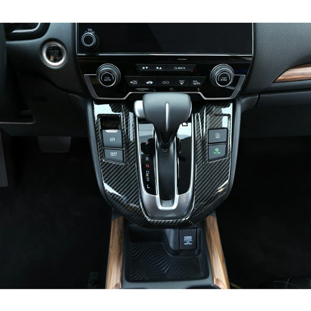 Панель рамка Крышка салона автомобиля переключения передач для Honda CRV CR-V- сдвиг панель Крышка отделка ABS пластик