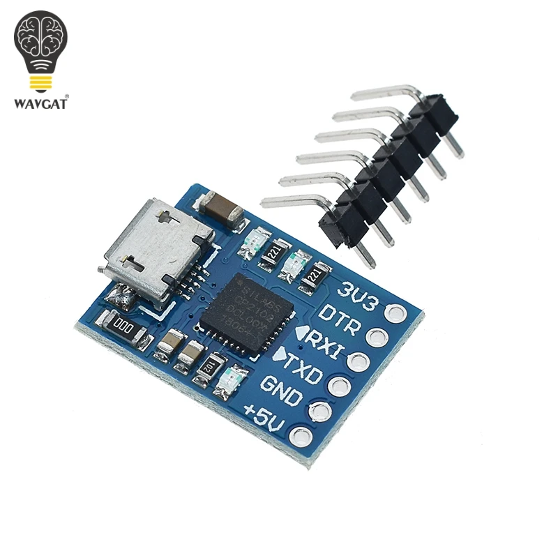 CP2102 USB 2 0 к UART TTL 5 контактный разъем модуль последовательный преобразователь STC