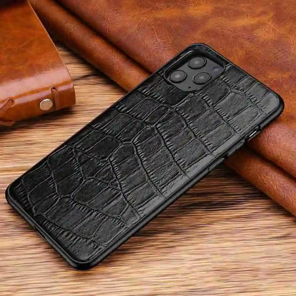 Чехол из натуральной кожи для Iphone X 11 12 Pro чехол XS Max SE 2020 противоударный XR 7 8 Plus 12Mini