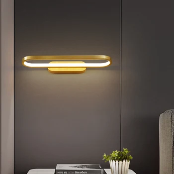 

LED Wall Lamp Bedroom Bedside Lights Living room Brass wall light for Corridor Aisle Balcony Modern Sconce Lamp