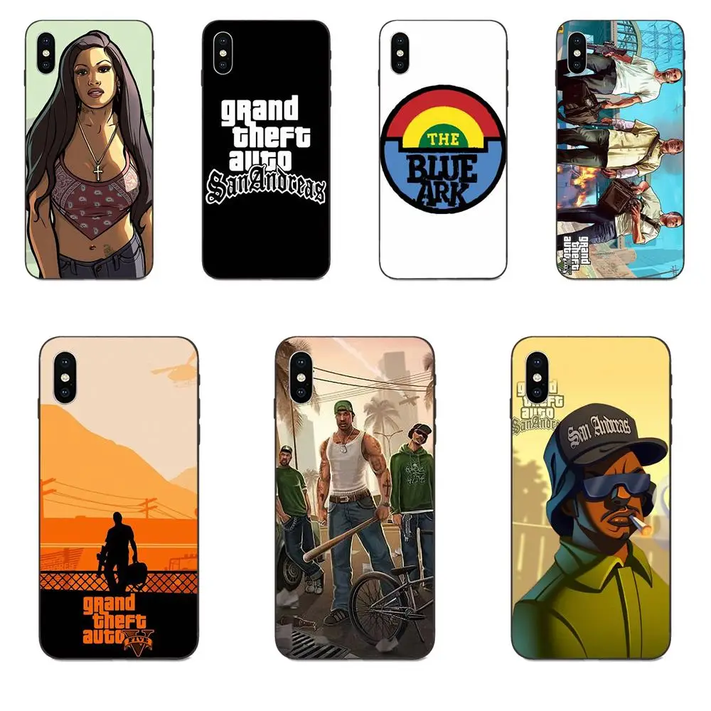 Unique Design Newest Phone Case Gta Grand Theft Auto 5 V San Andreas For Xiaomi Redmi Mi Note 2 3S 8 9 Lite SE Pro | Мобильные