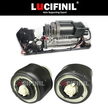 

LuCIFINIL New Air Suspension Compressor Pump With Valve Block + 2PCS Air Spring For BMW 5 7 Series F07 GT F11 37206784137