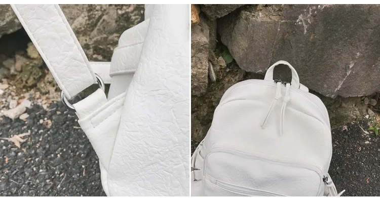 Дамские туфли из pu искусственной кожи рюкзак Модная молодежная школьные рюкзаки, сумки для путешествий для девочек-подростков, Для женщин