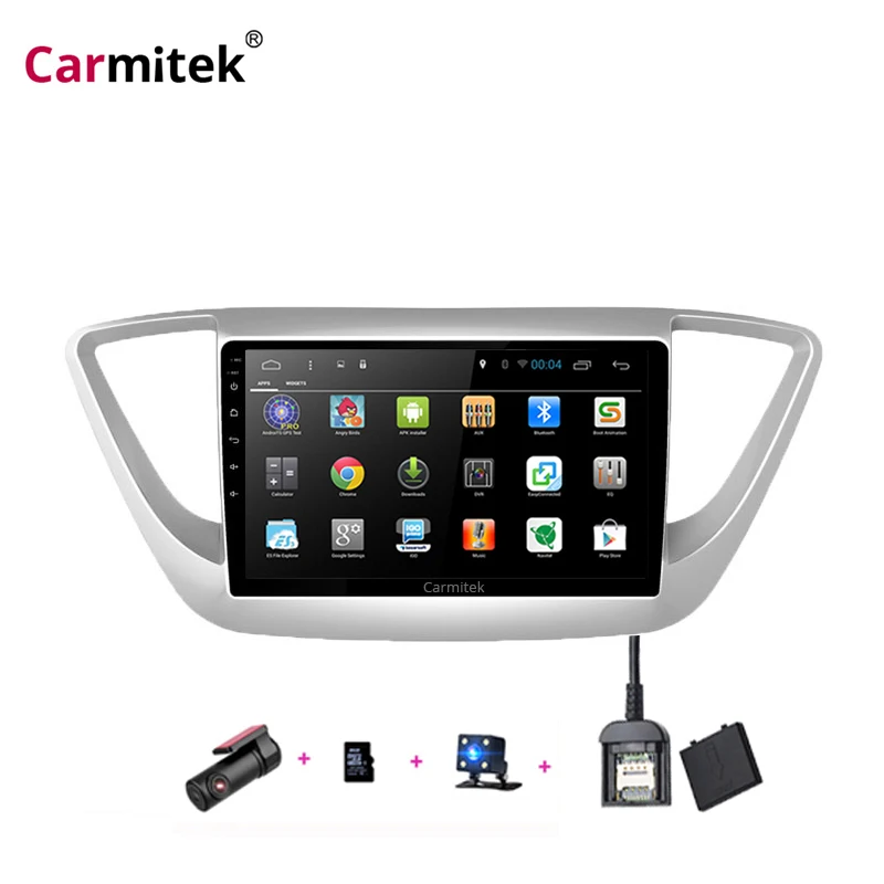 Carmitek Android 9 4G Автомобильный радио мультимедиа аудио плеер GPS навигация для Hyundai