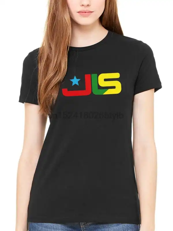 Official Jls Multi Colour Logo Women S T Shirt Everybody In Love Marvin Jb Aston T Shirts Aliexpress