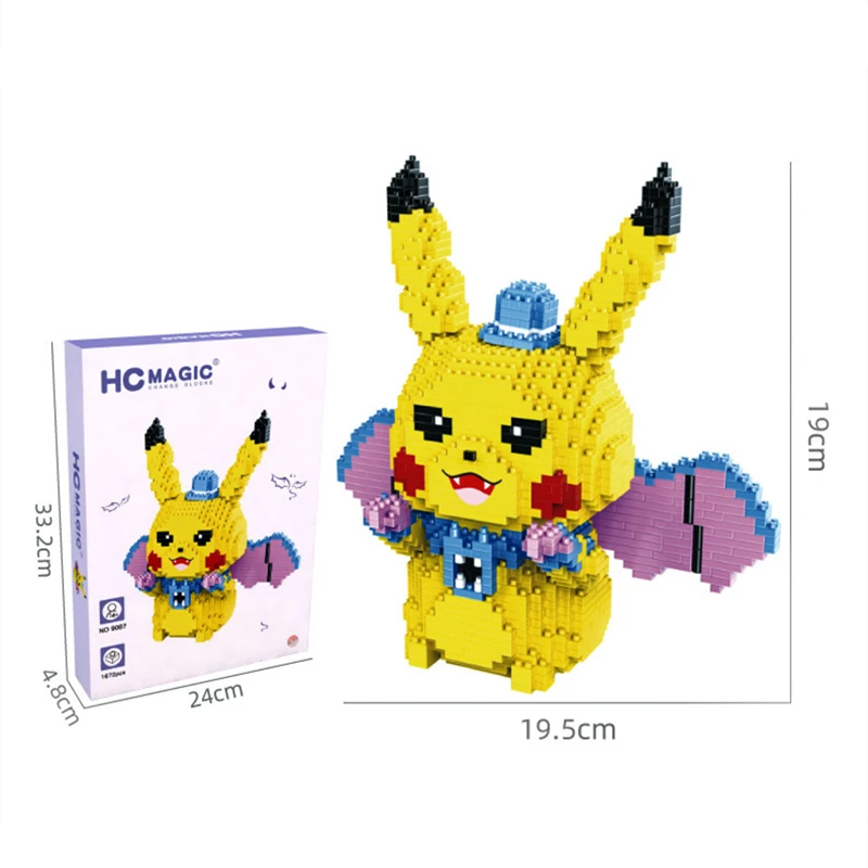 Em promoção! Diy Pokemon Mini Blocos De Construção De Brinquedos Tijolos  Pikachu, Charizard Anime Diamante Boneca Monstro De Bolso Presentes Das  Crianças Brinquedo