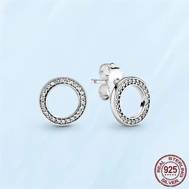 Silver Earrings Real 925 Sterling Silver Asymmetrical Heart Hoop Earrings for Women Fashion Silver Earring Jewelry Gift PAE043