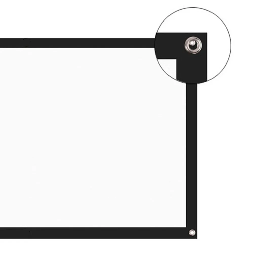 4:3, простой складной дизайн, домашний проекционный экран, мягкий полиэстер, пленка для кинотеатра на открытом воздухе, видеоэкран для проектора