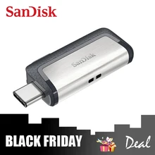 SanDisk USB флэш-накопитель 32 Гб 64 Гб 128 ГБ USB флэш-накопитель 256 ГБ USB 3,1 двойной OTG флеш-накопитель высокого Скорость