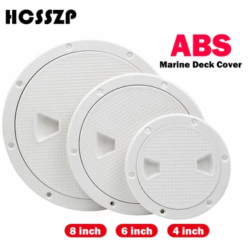 

ABS 4inch/6inch/8inch Boat Accessories Marine Strengthen Plastic Deck Cover Round Spin Yachts Hardware 1PCS Anti-Oxidation Ship