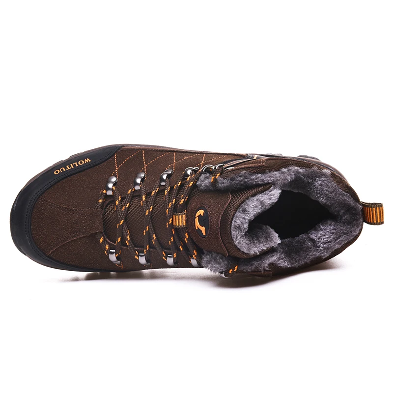 Новое поступление, зимние походные ботинки для мужчин и женщин с мехом, походные ботинки для прогулок, теплые тренировочные треккинговые ботинки