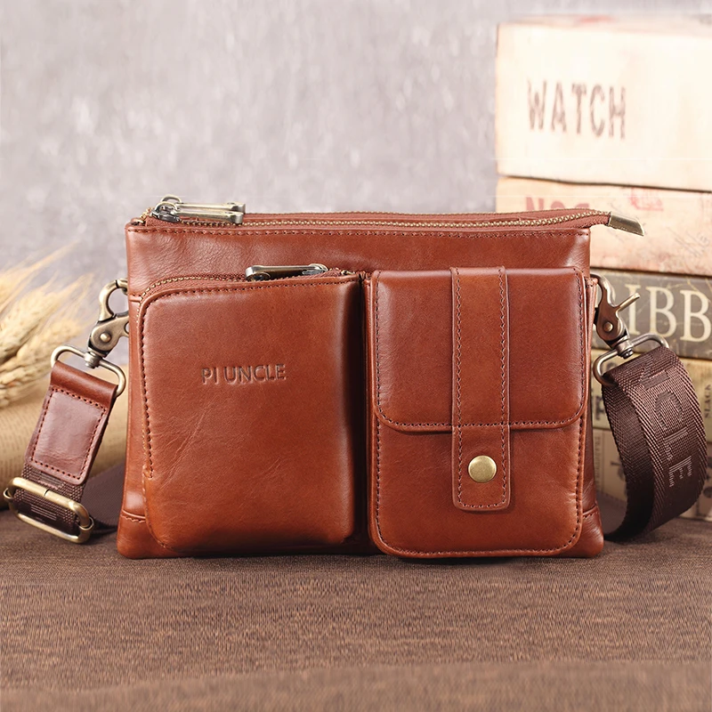 Mannen Schoudertas Voor 10.5 \Ipad Mannen Lederen Flappen Mannen Crossbody Tassen Business Bruin Flap Mannelijke Zachte messenger Bag Mannen Schoudertas Voor 10.5 \Ipad Mannen Lederen Flappen Mannen Crossbody Tassen Business Bruin Flap Mannelijke Zachte messenger Bag