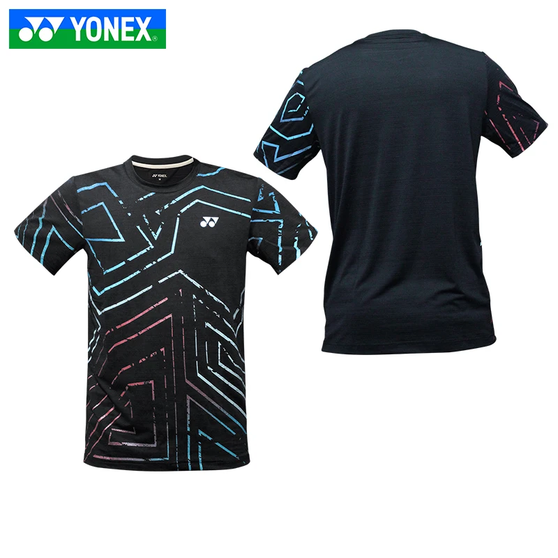 Новая одежда для бадминтона Yonex для мужчин и женщин, футболка с коротким рукавом, спортивные майки