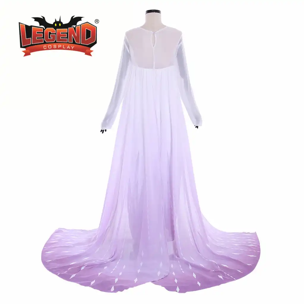 2019 Movie Elsa White Dress Custom Made Costumes Princess Elsa