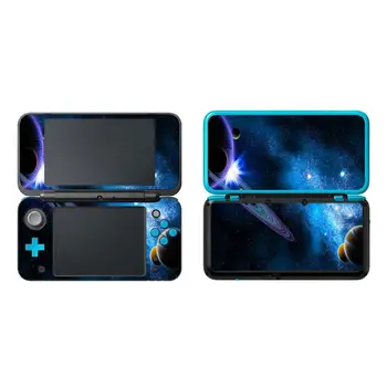 

2in1 Kits 0206 with One Set of Skin Sticker + One Set of Transparent Crystal Case , for Nintendo New 2DS XL/LL