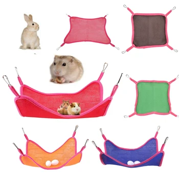 

Small Pet Hammock Swing Summer Breathable Mesh Hamster Squirrel Sugar Glider Rabbit Snake Parrot Ferret Otter Hammock