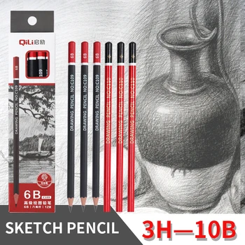 

12Pcs 2B/4B/6B/8B Sketch Pencil For Painting Soft Pencils Drawing Lapiz Set For School Students Stationery Pencils Art Supplies