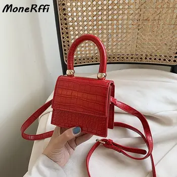 

Luxury Handle Mini Bags Brand Purses Handbags 2020 Women Designer Small Shoulder Crossbody Bags Female Crocodile Pattern Totes