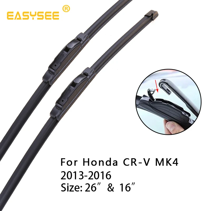 Автомобильные щетки стеклоочистителя лобового стекла для Honda CR V CRV Fit Hook Arms модели