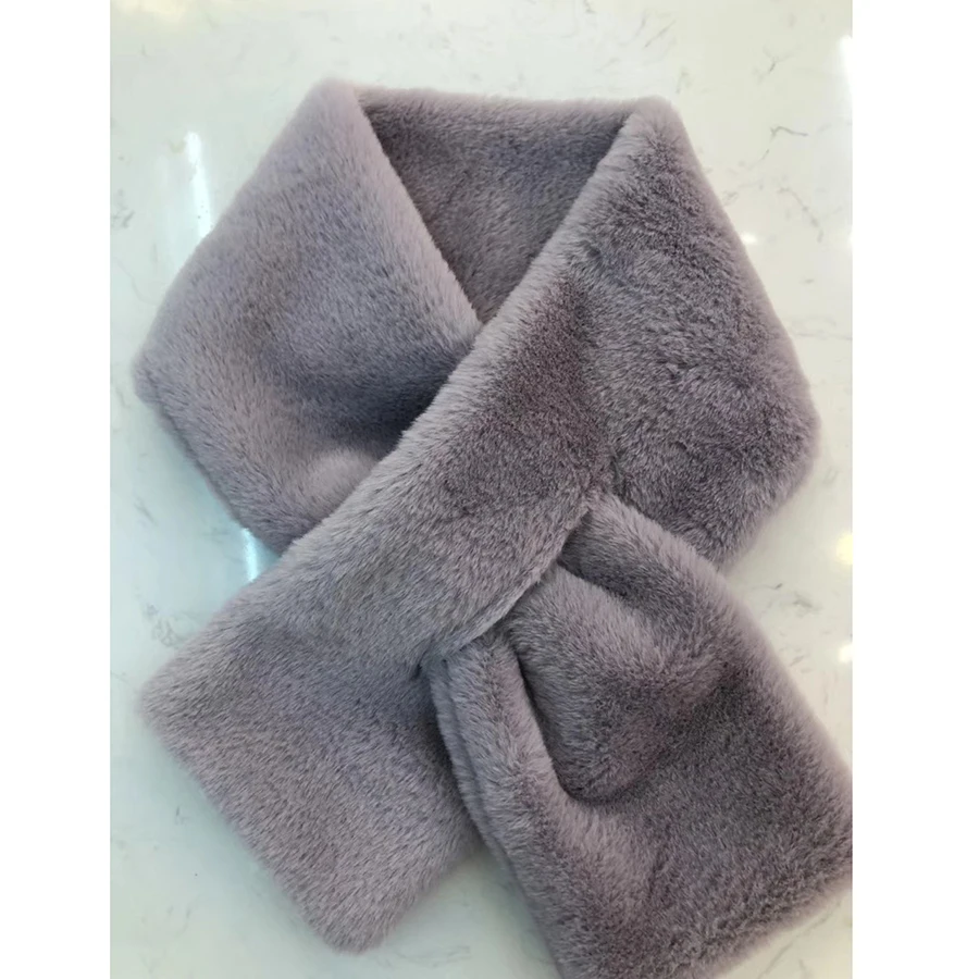 

New arrival autumn winter women girls soft thicken scarf warm Plush Imitation wool scarf