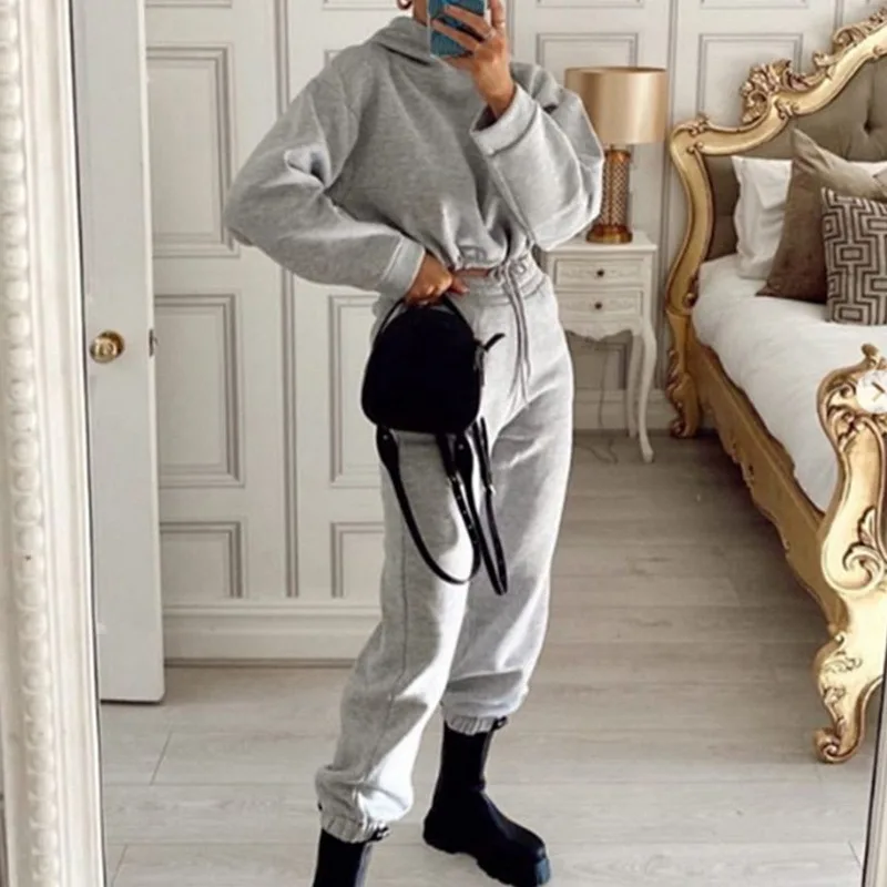 Women Hooded Tracksuit Sports 2 Pieces Set Sweatshirts Pullover Hoodies Pants Suit Sweatpants Trousers Outfits 2022Notice:For manual measurement, please allow 1-3cm error Size:S-XLColor:white,pink,gray,black,coffeeMaterial:polyesterPackage Includes:a pcs two-piece setCare instructions: Hand washing is recommended suit set