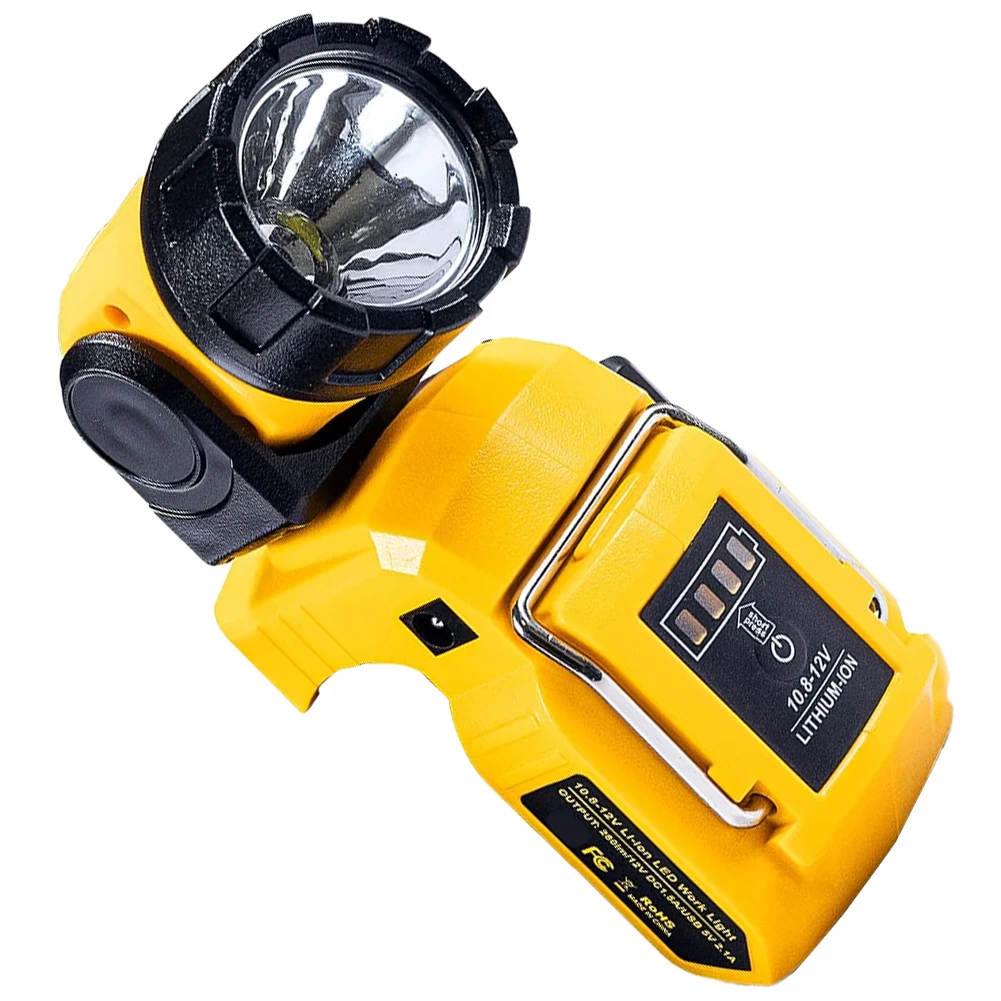 Flashlight DCL510 10.8 12V Rechargeable Rotatable Torch LED Work Light