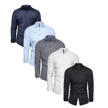 26 цветов, распродажа, хлопок, мужская рубашка, модная, формальная, длинный рукав, одноцветная, облегающая, высокое качество, Мужская одежда, рубашки