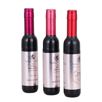 

1 Set Lip Gloss Wine Bottle Waterproof Makeup Lip Stain Lipsticks for Women