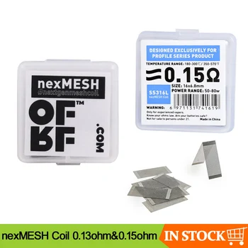 

10Pcs Original OFRF nexMESH Mesh Coil 0.13ohm 0.15ohm For Wotofo Profile Unity RTA Profile RDA Replacement Coil