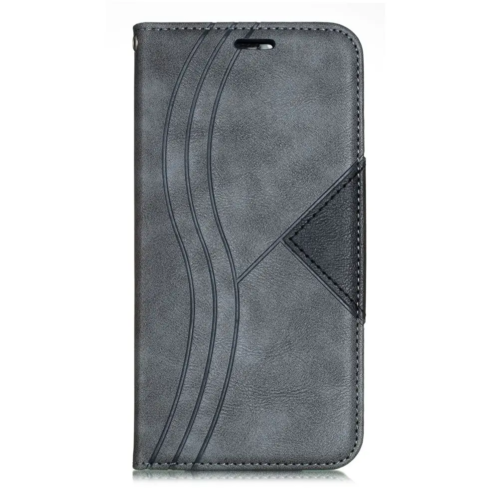 Серый KISSCASE кожаный чехол-книжка в стиле ретро для iPhone XR, чехол со слотом для карт, чехол для iPhone 11 PRO Funda 7 8 6 6s 7plus X XS MAX Capa - Цвет: Серый