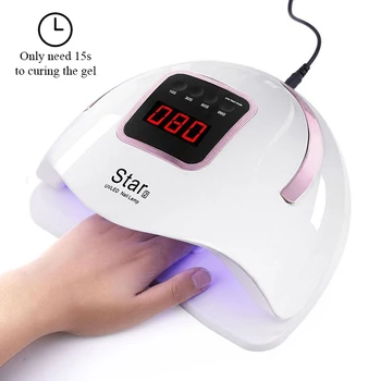 

72W UV LED Nail Dryer for UV Gel Polish Curing Lamp with Display Quick Dry UV Lamp For Nails Tool