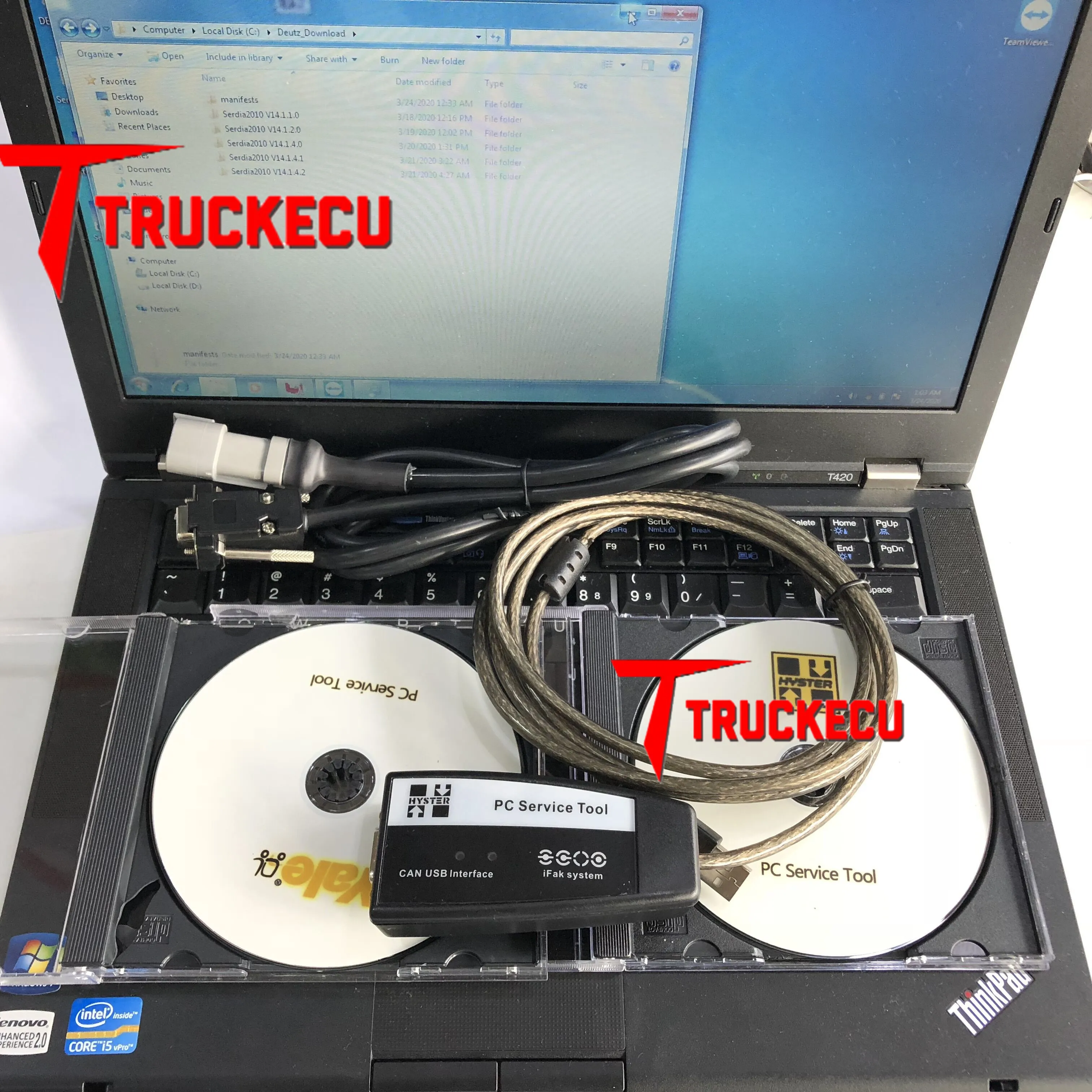 Для Yale Hyster инструмент для обслуживания ПК K CAN USB интерфейс hyster yale комплект