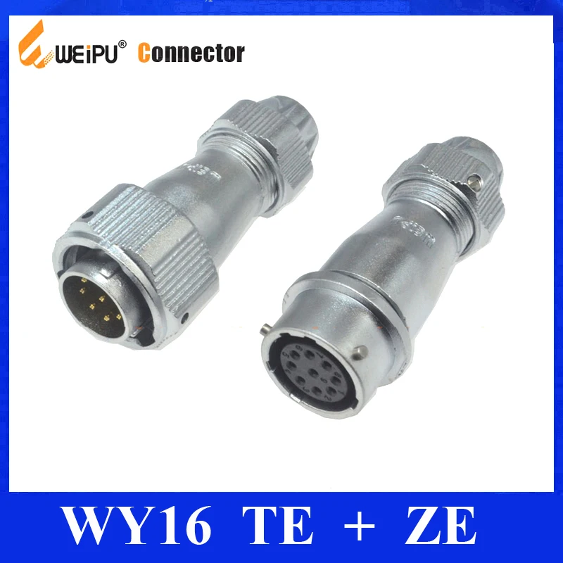 Оригинальные Weipu разъем WY16 TE + ZE 2 3 4 5 7 9 10 Pin Штекерный зажимный кабель встраиваемый