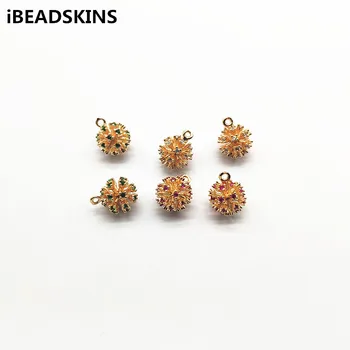 

New arrival! 14x11mm 30pcs Bayberry Shape Copper charm for Earrings parts Necklace Accessories hand Made Earrings Jewelry DIY
