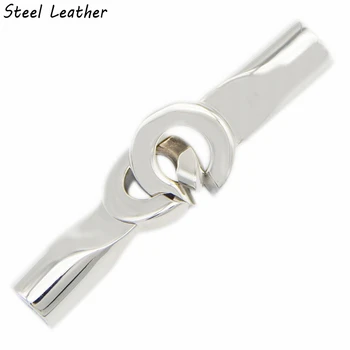 

20pcs/lot hole:5mm Stainless Steel hand with hand Clasps Lock Connectors for bracelets jewelry making diy findings steel parts