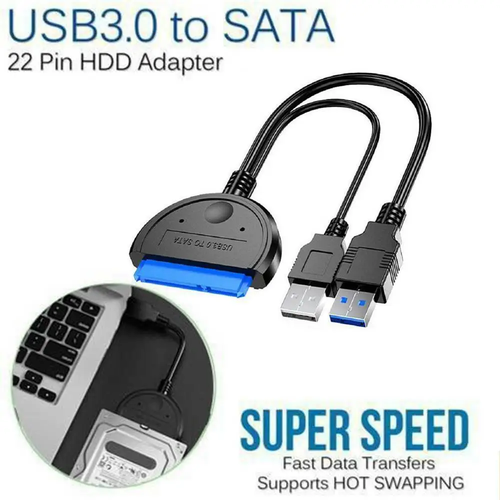 Переходник USB к Sata адаптер 3 0 кабель для жесткого диска 2 5 дюйма поддержка SSD