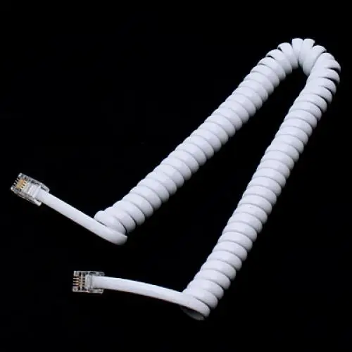 1.75Meters RJ11 4C Telephone Extension Cable Phone Cord Lead Connect Line