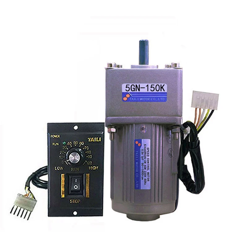 5IK40RGN 40W AC 220V gear reducer motor, forward and reverse, speed ratio 3K-180K, adjustable speed + speed controller