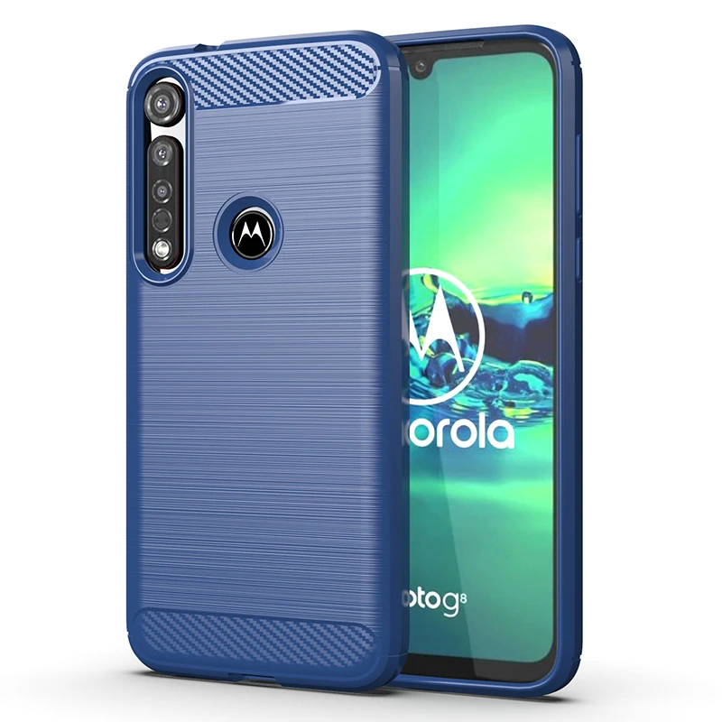 Чехол из углеродного волокна противоударный чехол для телефона Motorola Moto G8 E6 E5 G6 G7 Play Plus One Macro Action E6s Zoom Чехол бампер Чехол