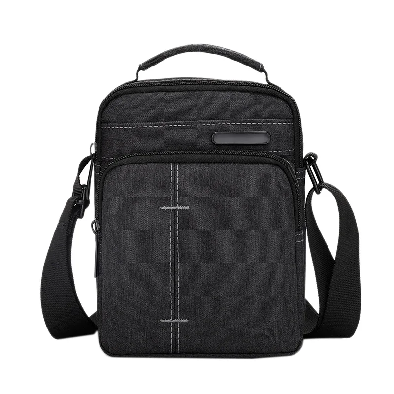 Waterproof Men Shoulder Bag Crossbody Sling Bag Multi Pockets Big Capacity Men Bag for Daily Use Travel School