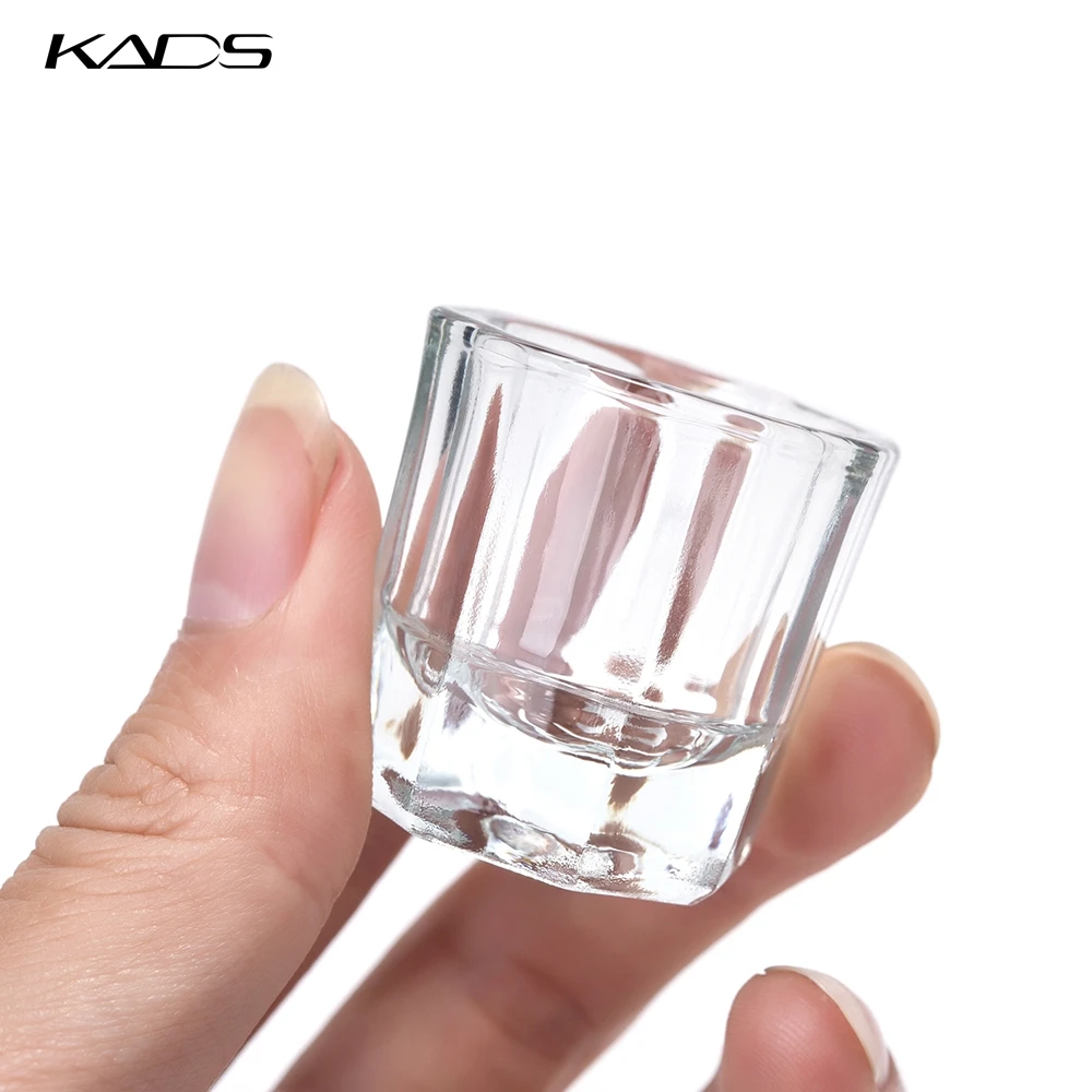 Acrylic Nail Dish Holder Glass Jar nail powder nail acrylic liquid acrylic nail powder acrylic nail paste